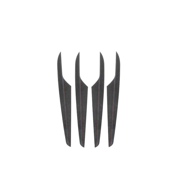Auto Trim Cover Auto Innentür Panel Trim Streifen Leistung Aufkleber 4 Stücke Auto Tuning Zubehör Für X1 Für E84 2010-2014 Auto Dekoration(9002 Black) von BPBHFFNMW