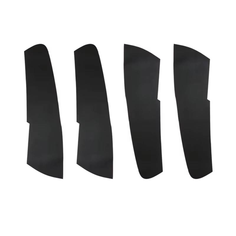 Auto Trim Cover Auto-Styling Innentür Armlehne Panel Leder Abdeckung Proective Trim 4 Stücke Für Subaru Für Forester 2008-2012 Auto Dekoration(4X Door Panel Black) von BPBHFFNMW