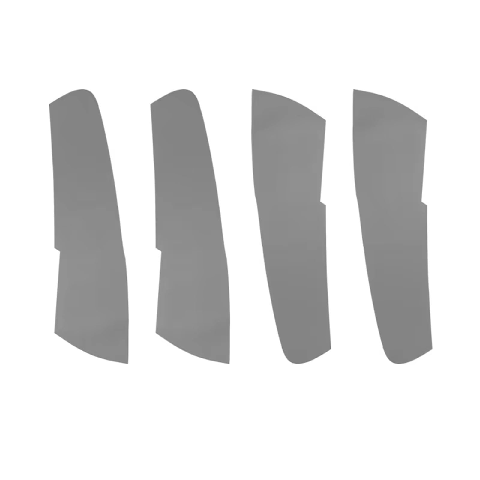 Auto Trim Cover Auto-Styling Innentür Armlehne Panel Leder Abdeckung Proective Trim 4 Stücke Für Subaru Für Forester 2008-2012 Auto Dekoration(4X Door Panel Gray) von BPBHFFNMW