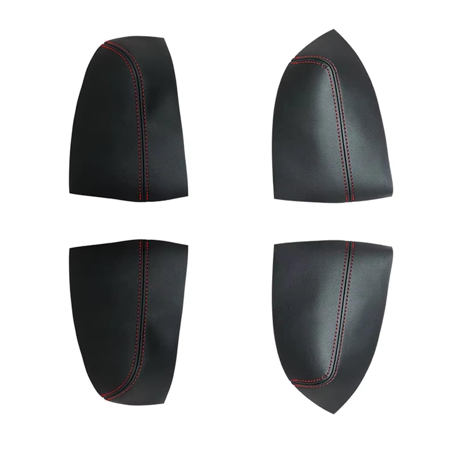 Auto Trim Cover Auto-Styling Innentür Armlehne Panel Leder Abdeckung Proective Trim 4 Stücke Für Subaru Für Forester 2008-2012 Auto Dekoration(4xdoor armrest B-R) von BPBHFFNMW