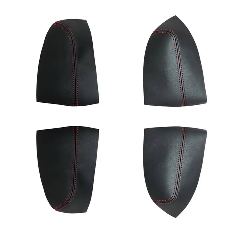 Auto Trim Cover Auto-Styling Innentür Armlehne Panel Leder Abdeckung Proective Trim 4 Stücke Für Subaru Für Forester 2008-2012 Auto Dekoration(4xdoor armrest B-R) von BPBHFFNMW
