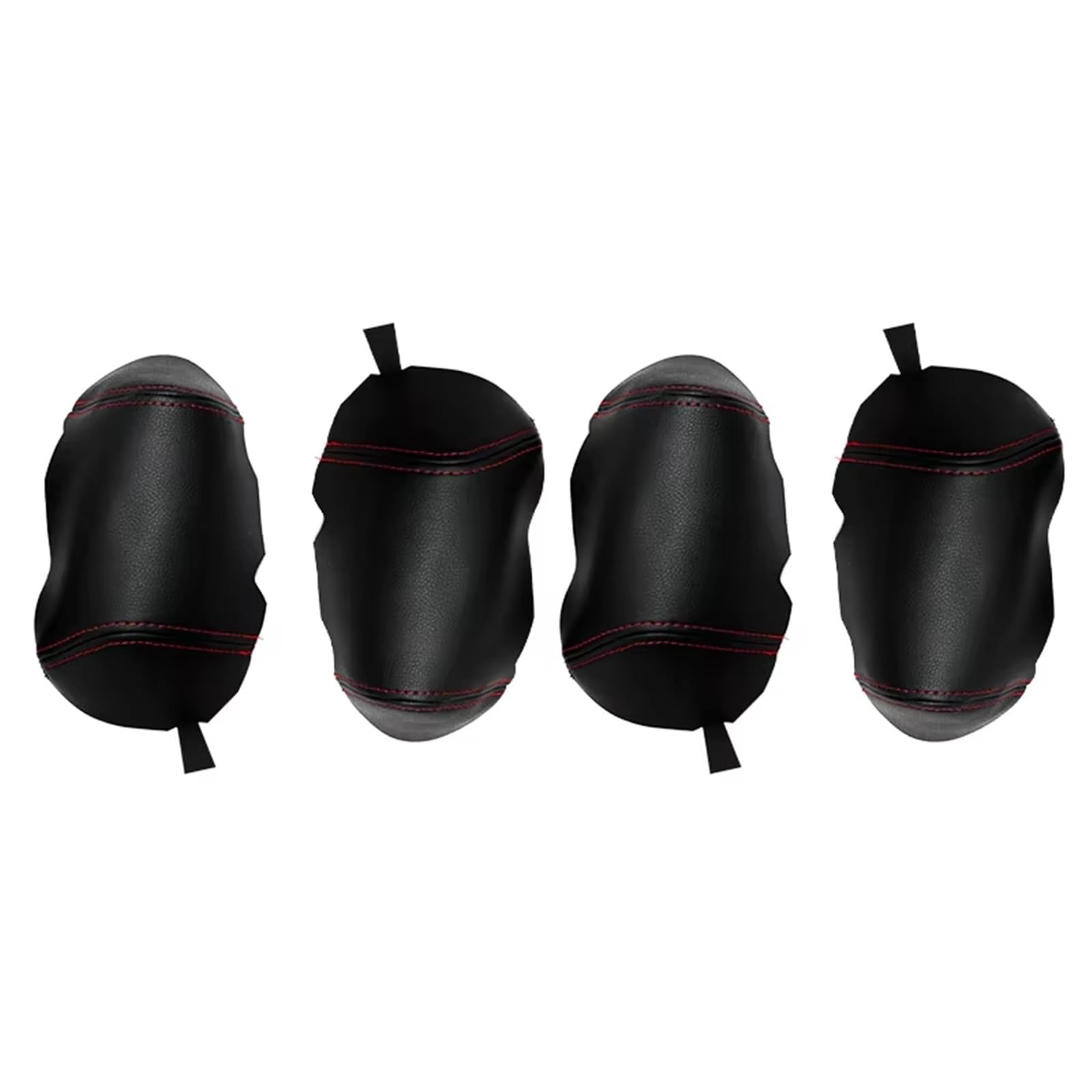 Auto Trim Cover Auto-Styling Innentür Armlehne Panel Leder Abdeckung Proective Trim Für Hyundai Für Tucson 2006-2013 Auto Dekoration(4X Door armrest B-R) von BPBHFFNMW