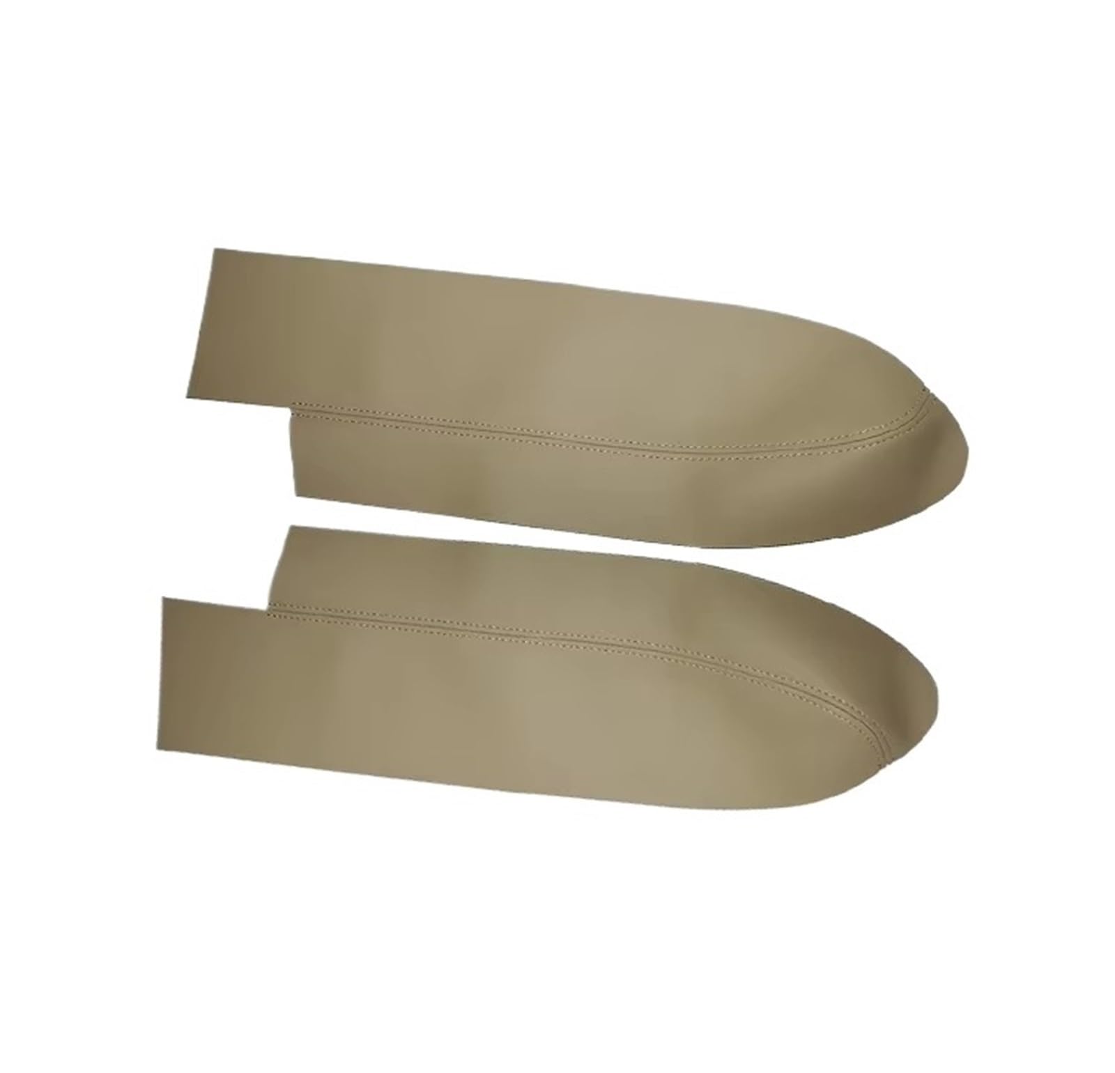 Auto Trim Cover Für CRV 2007-2010 Auto Tür Armlehne Panel Abdeckung Trim Links Hand Stick Weiche Leder Tür Panel Abdeckung Auto Dekoration(Beige) von BPBHFFNMW