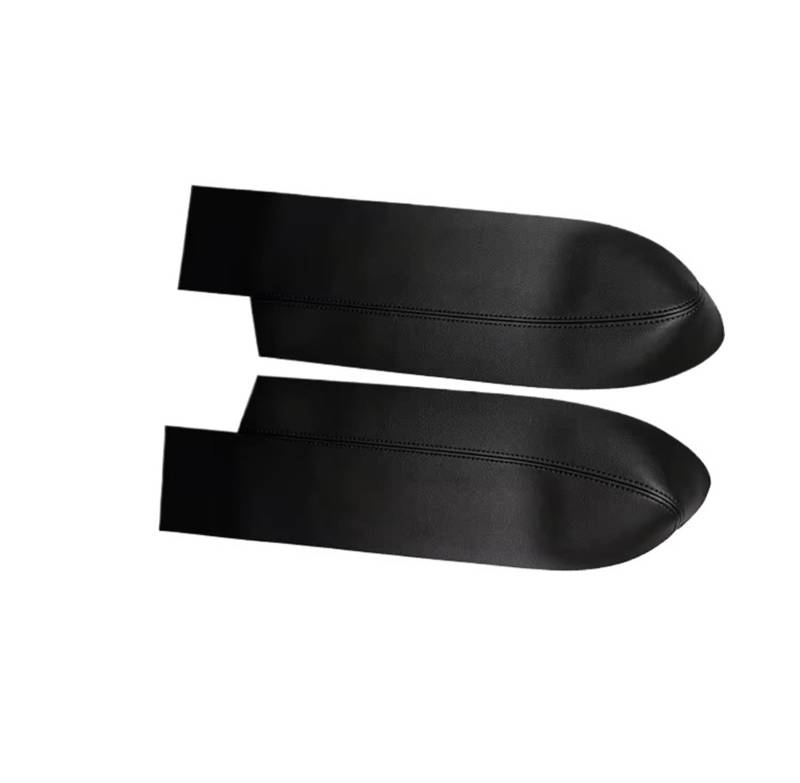 Auto Trim Cover Für CRV 2007-2010 Auto Tür Armlehne Panel Abdeckung Trim Links Hand Stick Weiche Leder Tür Panel Abdeckung Auto Dekoration(Black) von BPBHFFNMW