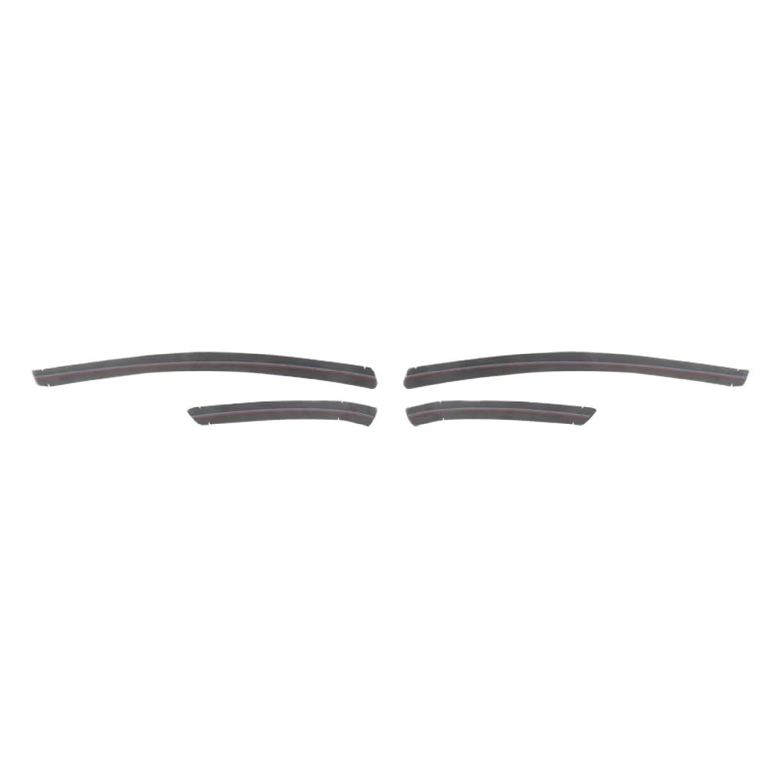 Auto Trim Cover Für E90 Für Serie 3 2004-2011 Auto Innen Tür Seite Panel Trim Streifen Leistung Aufkleber Tuning Zubehör Auto Dekoration(9002 Black) von BPBHFFNMW