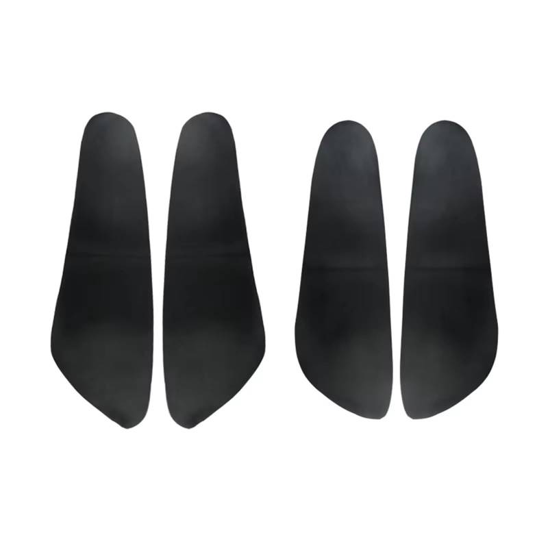 Auto Trim Cover Für Hyundai Für Tucson 2006-2013 Auto Tür Armlehne Panel Abdeckung Trim Weiche Leder Tür Armlehne Abdeckung Auto Dekoration(4X Door Panel Black) von BPBHFFNMW