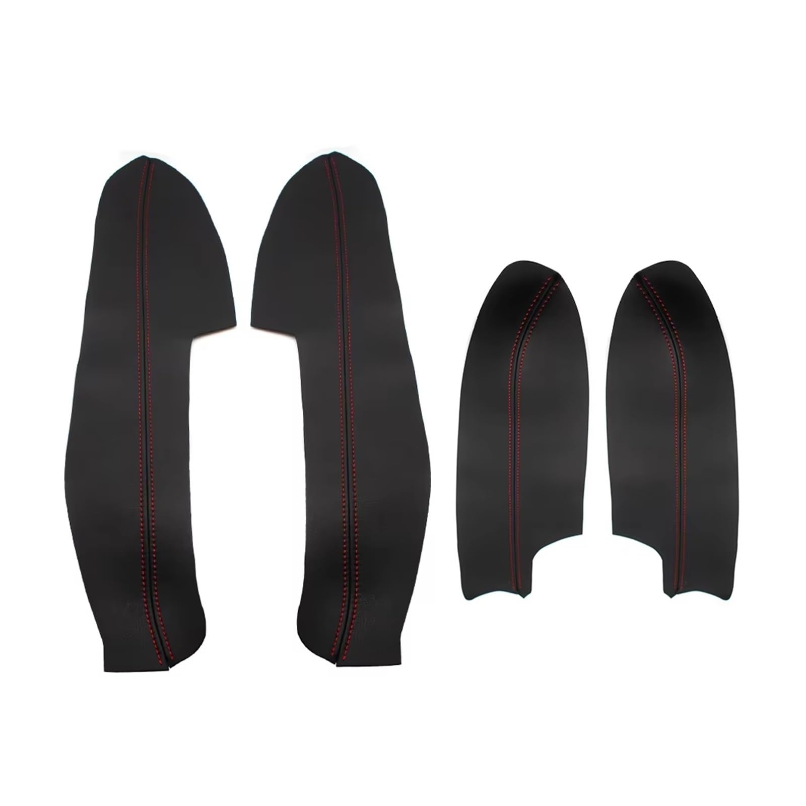 Auto Trim Cover Für Nissan Für Qashqai Für J11 2016 2017 Für Qashqai 2018 Innentür Armlehne Panel Abdeckung Trim Tür Armlehne Abdeckung Auto Dekoration(Black-red line) von BPBHFFNMW
