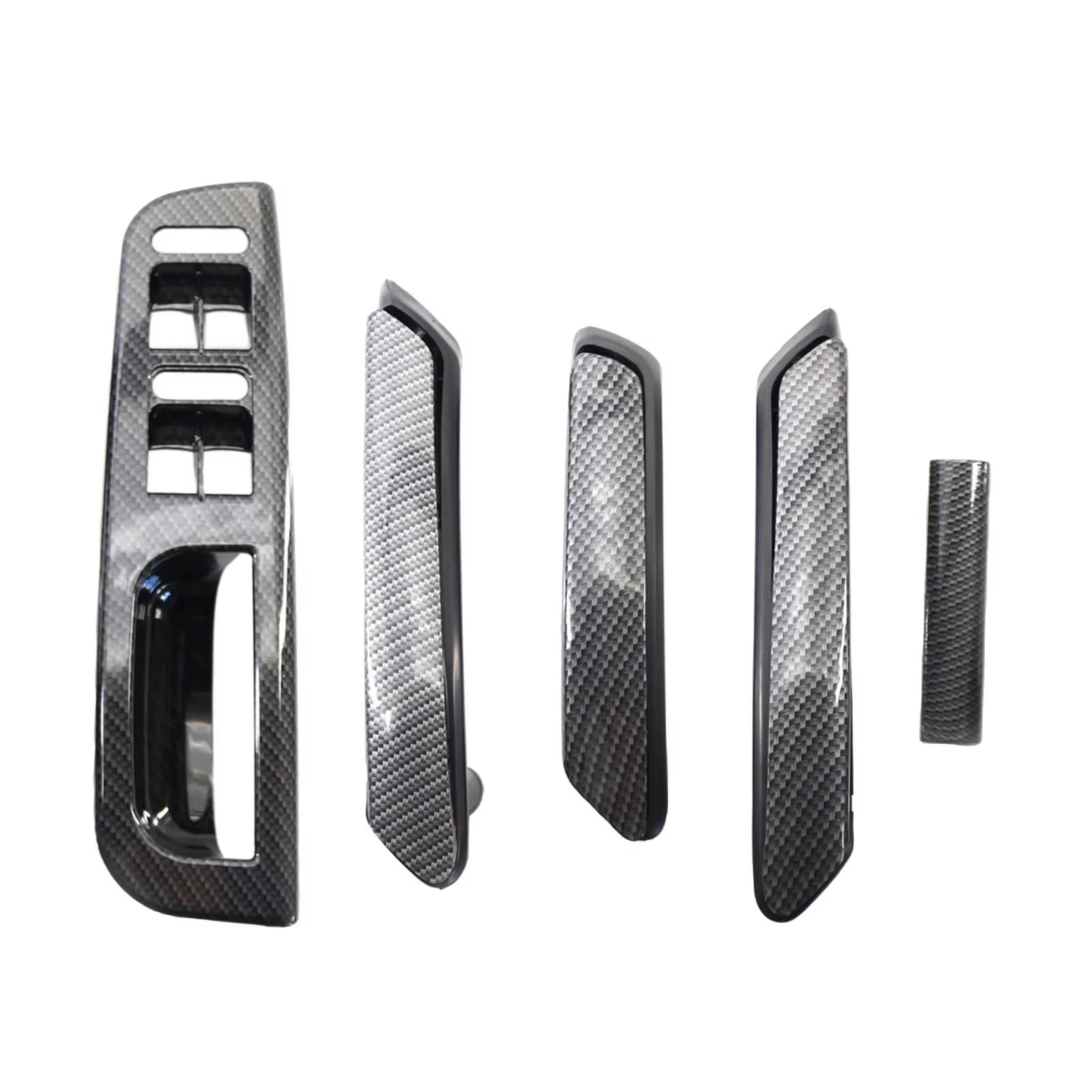 Auto Trim Cover Für VW Für Passat Für B5 Zubehör Innentürgriff Kohlefaserfarbe Türfenster-Bedienfeld Auto Dekoration von BPBHFFNMW