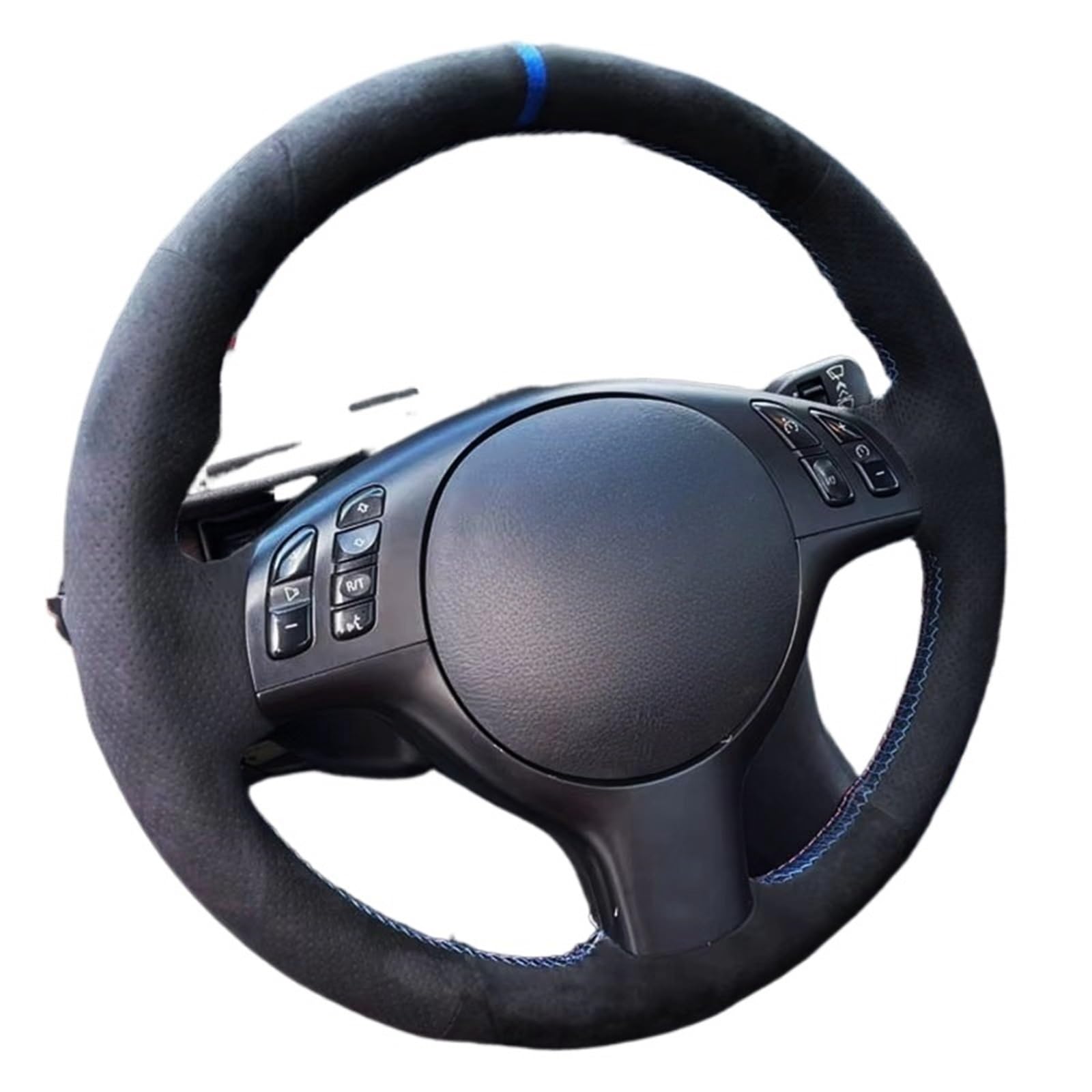 Lenkradbezug Auto Innere Lenkrad Abdeckung Für Sport 3 Für Serie Für E46 Für Coupe 2000-2006 Für M3 VE46 Für M5 Für E39 2000-2003 Auto Lenkradschutz(3 Colors Thread) von BPBHFFNMW