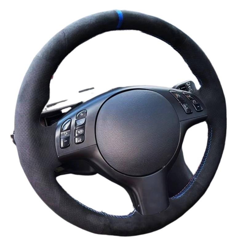 Lenkradbezug Auto Innere Lenkrad Abdeckung Für Sport 3 Für Serie Für E46 Für Coupe 2000-2006 Für M3 VE46 Für M5 Für E39 2000-2003 Auto Lenkradschutz(3 Colors Thread) von BPBHFFNMW