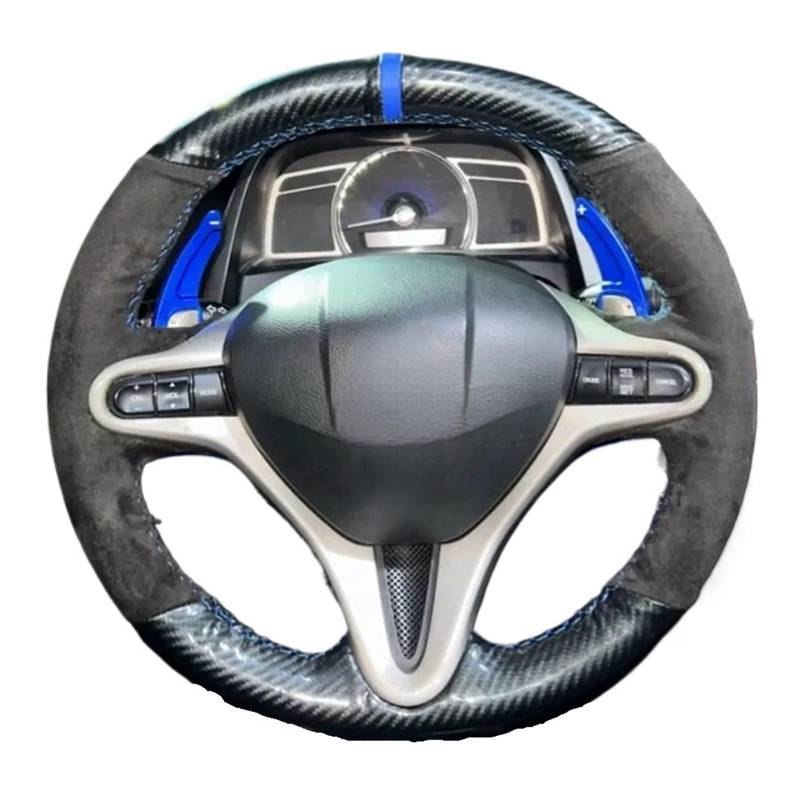 Lenkradbezug Für Civic Für Alt Für Civic Für 8th Für MK8 Für Fit Für Stadt Für Insight Für Jazz Auto Lenkrad Abdeckung Lenkrad Geflecht Auto Lenkradschutz(Gray Thread) von BPBHFFNMW