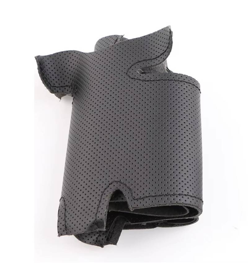 Lenkradbezug Für Civic Für Alte Für Civic 2006-2011 Schwarz Leder Geflecht Für Lenkrad Auto Lenkrad Abdeckung Auto Lenkradschutz(Black Thread) von BPBHFFNMW
