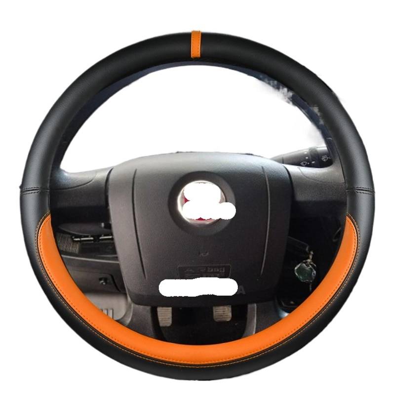 Lenkradbezug Für FIAT Für Ducato Für Peugeot Für Boxer Für Citroen Für Jumper Für Relais Für Ram Für Promaster Auto Lenkrad Abdeckung Auto Lenkradschutz(Orage) von BPBHFFNMW