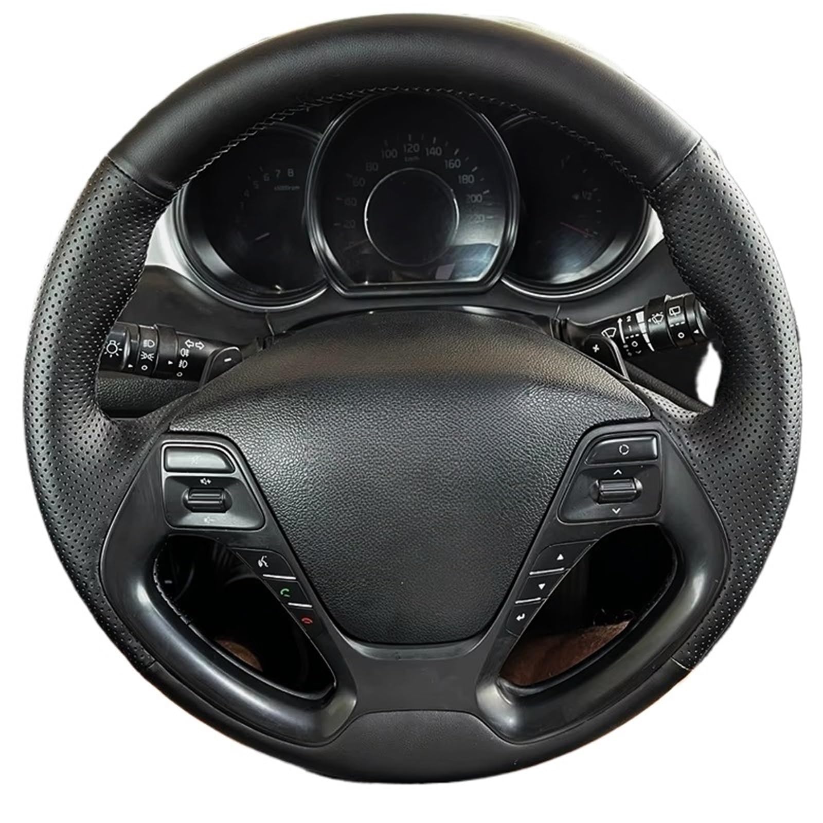 Lenkradbezug Für Kia Für K3 2013 Für K3S 2014 Für K2 Für Rio 2015 2016 Für Ceed 2012-2017 Für Cerato 2013-2017 Auto Lenkrad Abdeckung Auto Lenkradschutz(3 Colors Thread) von BPBHFFNMW