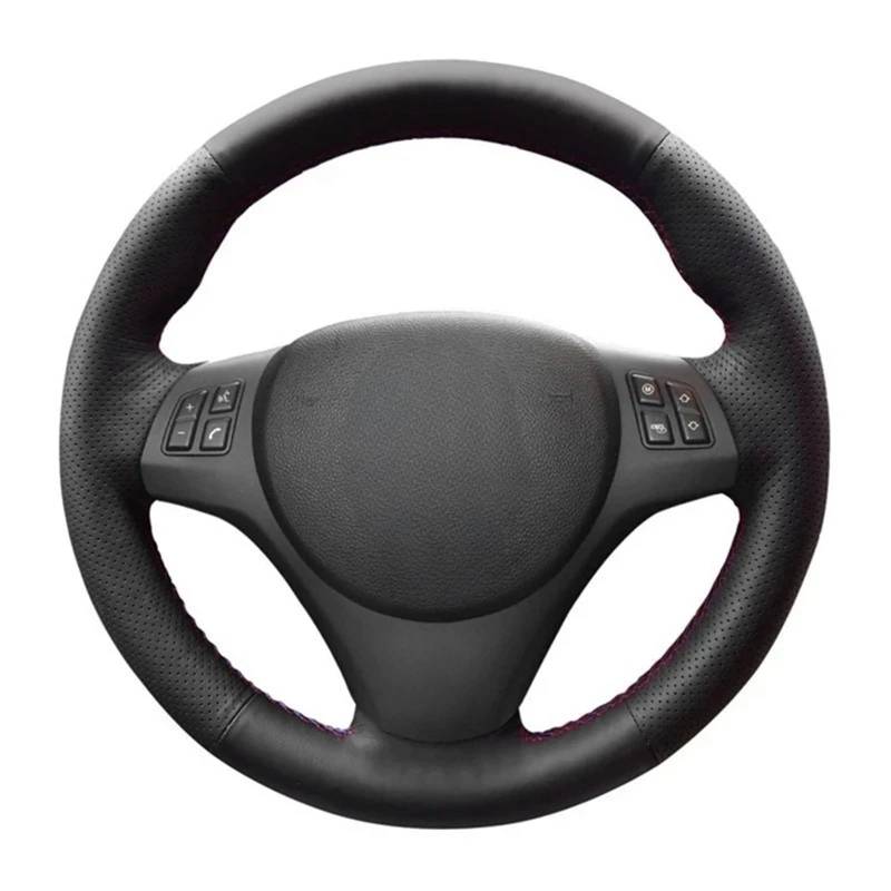 Lenkradbezug Für Sport Für M3 Für E90 E91 E92 E93 E87 E81 E82 E88 Für 3 Serie 2005-2017 Auto Lenkrad Abdeckung Schwarz Auto Lenkradschutz(Gray Thread) von BPBHFFNMW
