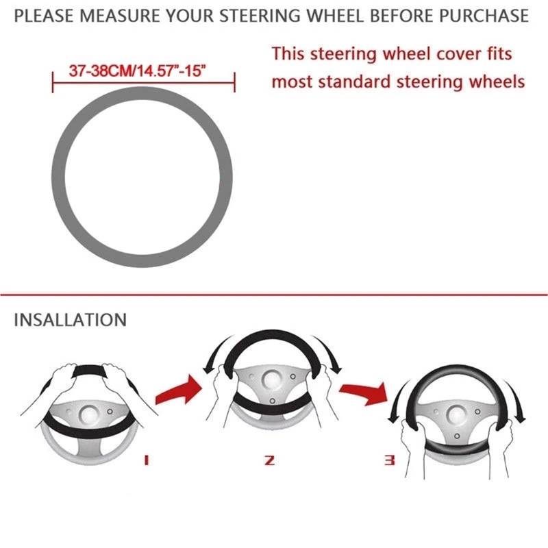 Lenkradbezug Für Toyota Für Fortuner 2016-2019 2021 2022 Für Hilux 2015-2019 2020 2022 Carbon Faser Leder Auto lenkrad Abdeckung Auto Lenkradschutz(PERPLE) von BPBHFFNMW