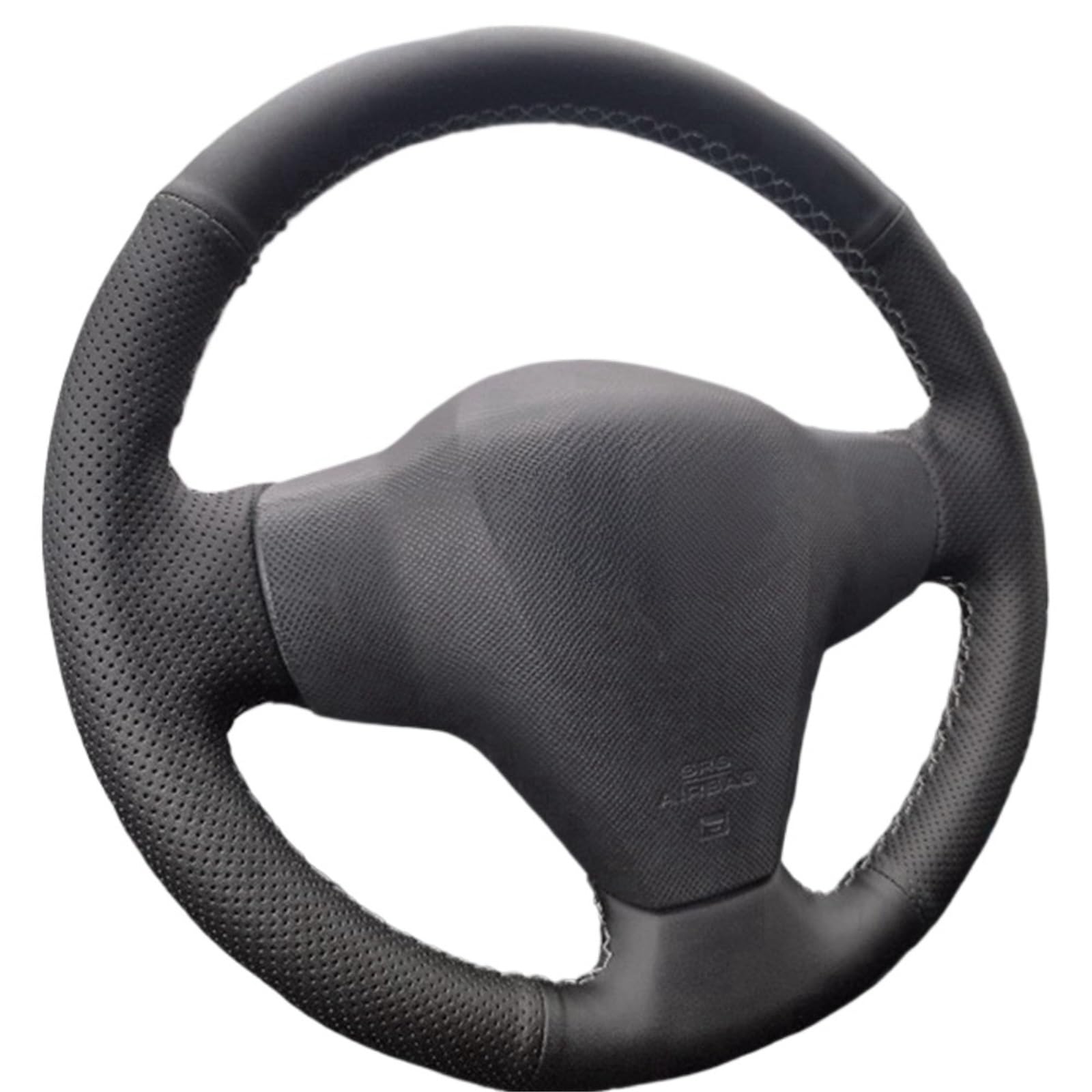 Lenkradbezug Für Toyota Für RAV4 Für Vios Für Yaris 2006-2012 Auto Lenkrad Abdeckung Anti-Slip Künstliche Leder lenkrad Geflecht Auto Lenkradschutz(Light Blue Thread) von BPBHFFNMW