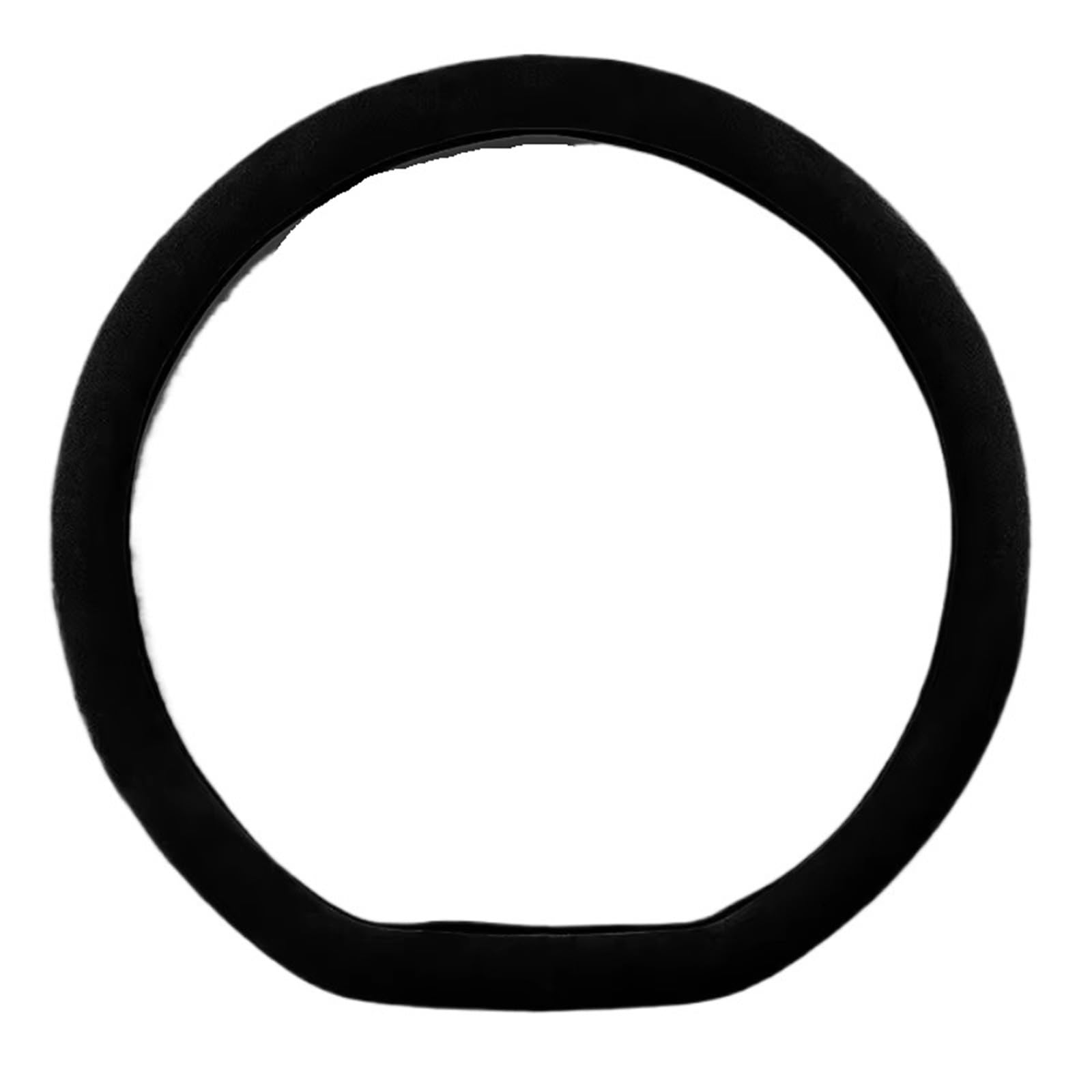 Lenkradbezug Universelle Schwarze, Atmungsaktive, rutschfeste Lenkautoabdeckung, Dekoration, Richtungsabdeckungen, 15-Zoll-Autolenkradabdeckung Auto Lenkradschutz(D Type Black) von BPBHFFNMW