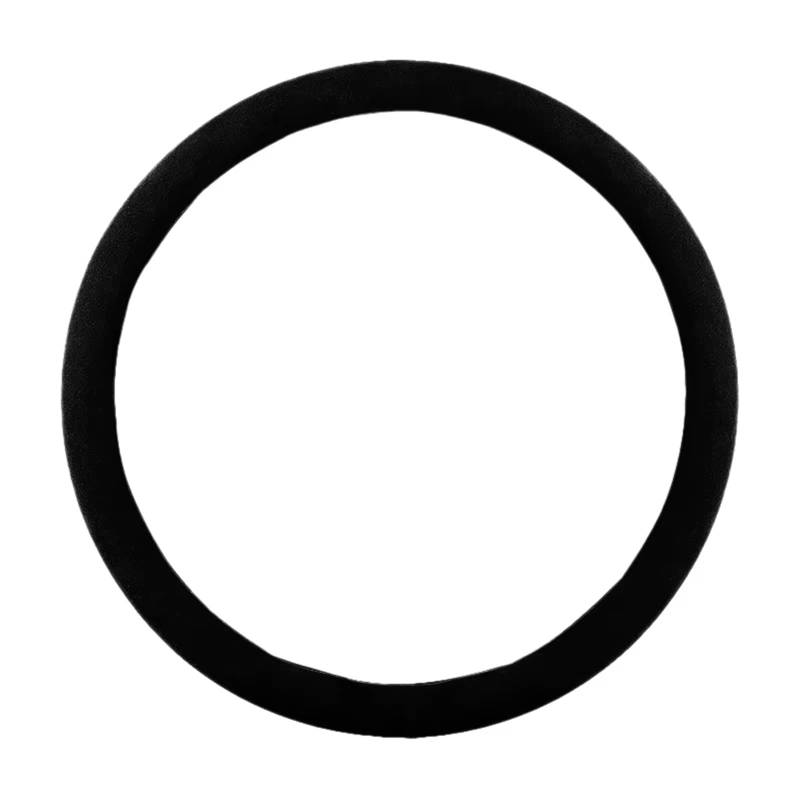 Lenkradbezug Universelle Schwarze, Atmungsaktive, rutschfeste Lenkautoabdeckung, Dekoration, Richtungsabdeckungen, 15-Zoll-Autolenkradabdeckung Auto Lenkradschutz(Round Black) von BPBHFFNMW