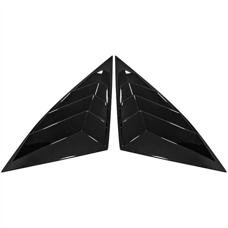 BPOAZ Heckscheiben Lamellenspoiler Lüftungsschlitze Abdeckung für Hyundai Tucson NX4 2021, Spoiler Heckspoilerlippe ABS Zubehör Wasserdicht Schutz Privatsphäre,B-Glossy Black von BPOAZ
