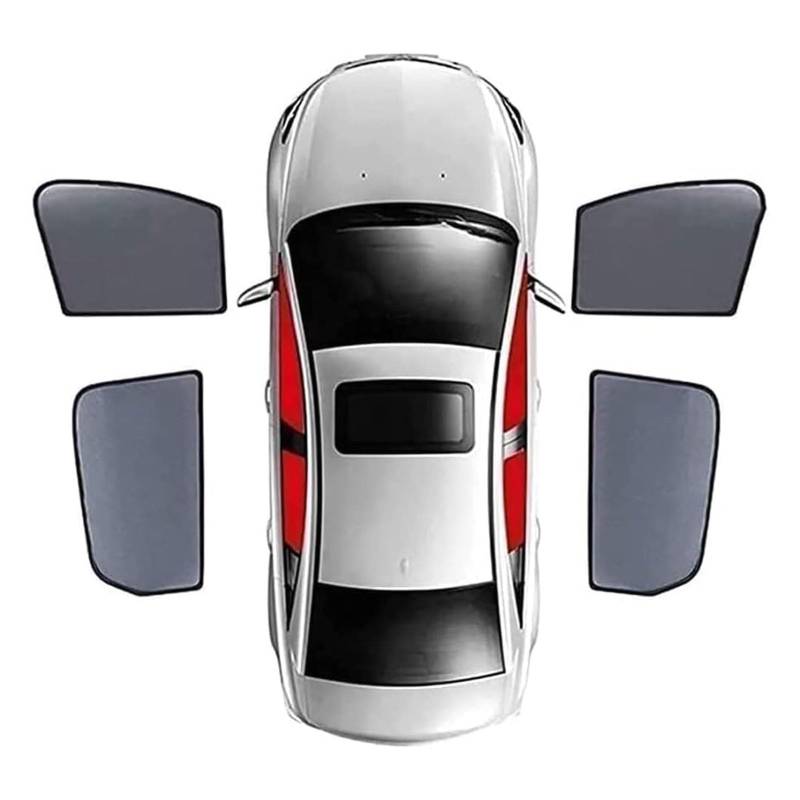 Auto Seitenfenster Sonnenschutz für Ford Edge Plus, Sonnenblenden UV-Schutz Isoliertes Sonnenschutzvisier Privacy Protection Hitzeschutz,D/4 Window Doors von BQKCD