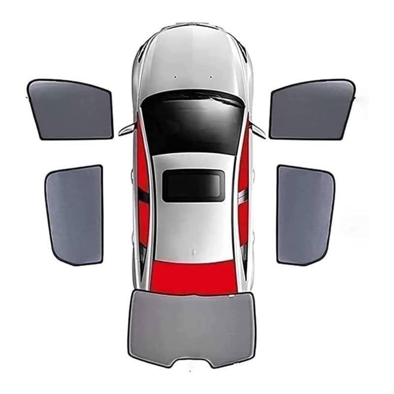 Auto Seitenfenster Sonnenschutz für Mercedes-Benz Latest E-Class Extended Axle W213L 2016-, Sonnenblenden UV-Schutz Isoliertes Sonnenschutzvisier Privacy Protection Hitzeschutz von BQKCD