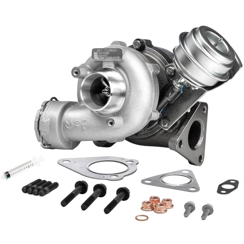 Turbolader BRTX3663M für AUDI A4 B6 8E2 Past PASSAT B5.5 Variant 3B6 PASSAT von BR Turbo