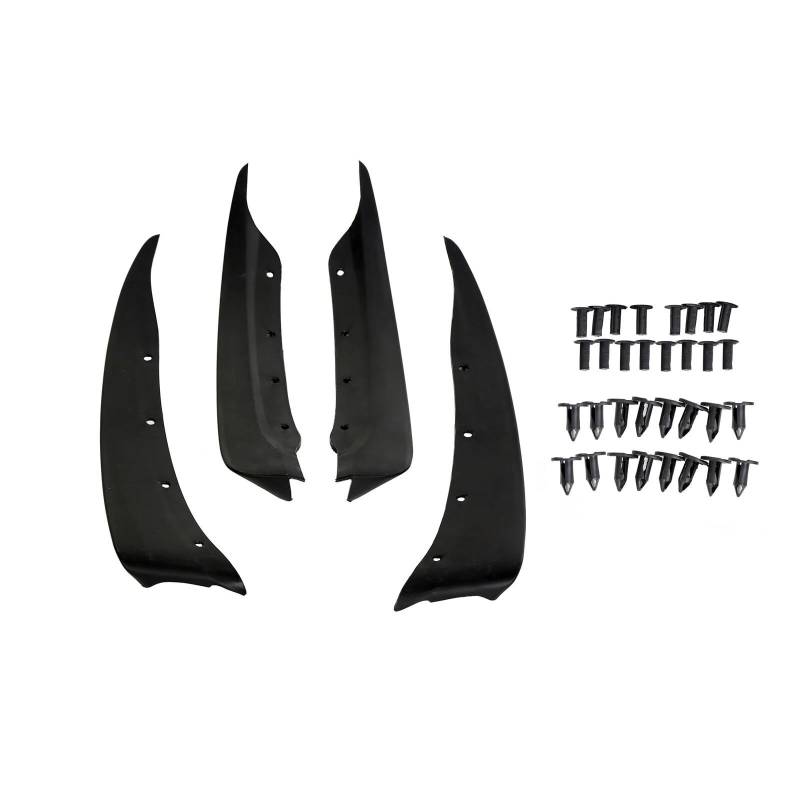 HANZOU Auto vorne hinten Schmutzfänger Spritzschutz passend for Chevrolet C6 Corvette 05–13 Kotflügel komplett Kotflügelschutz für Autos von BRACES