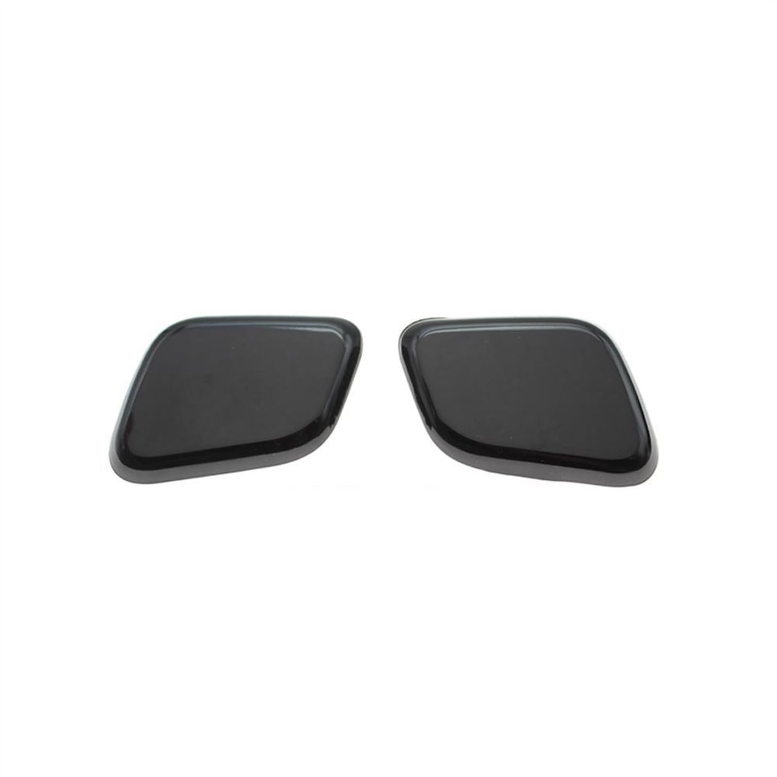 HANZOU Frontstoßstange Scheinwerferwaschanlage Sprühdüse Jet Abdeckkappe mit Stecker passend for Nissan Qashqai Dualis J11 2014 2015 2016 2017 2018 Scheinwerferwascherkappe(Black CAP) von BRACES