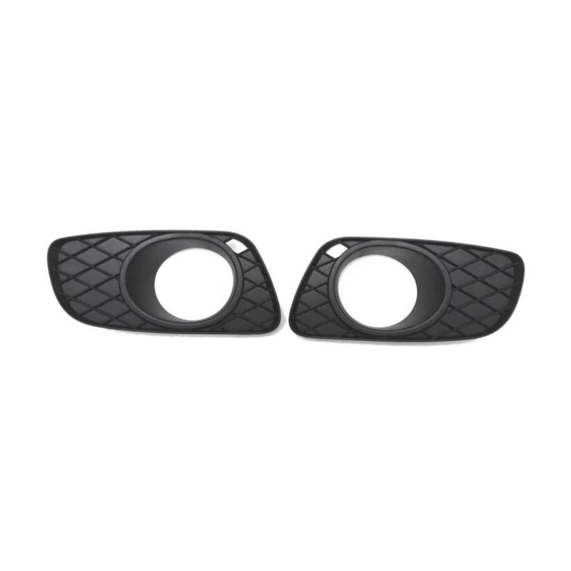 HANZOU Links Rechts Vorne Stoßstange Nebel Licht Kühlergrill Schutzhülle Nebel Lampe Nebelscheinwerfer Rahmen Haube Fit for SMART FORTWO 451 2008-2012 Auto-Frontstoßstange, Nebelscheinwerfer-Kühlergri von BRACES