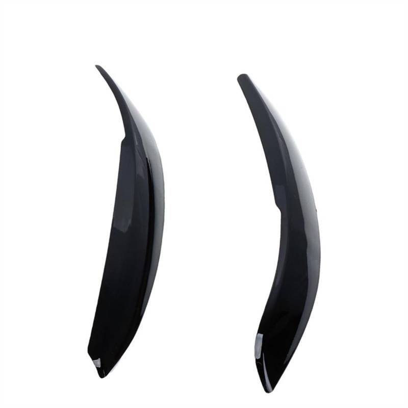 HANZOU Schwarz Scheinwerfer Augenbraue Augenlid Abdeckung Dekorative Trim Fit for VW Zubehör Polo Mk5 6R 2010 2011 2012 2013 2014 2015 2016 2017 Scheinwerfer Scheinwerfer Augenbraue Augenlid von BRACES