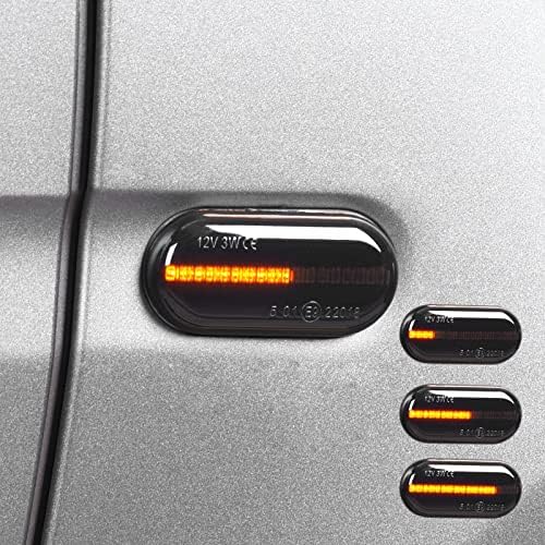 BRALEM 2stk Auto Blinkerleuchte FüR Smart 451 453 Fortwo Forfour, LED Seitensignal Fender Lenkleuchte ZubehöR,453fortwo BRALEM 2stk Auto Blinkerleuchte FüR Smart 451 453 Fortwo Forfour, LED Seitensignal Fender Lenkleuchte ZubehöR,453fortwo von BRALEM