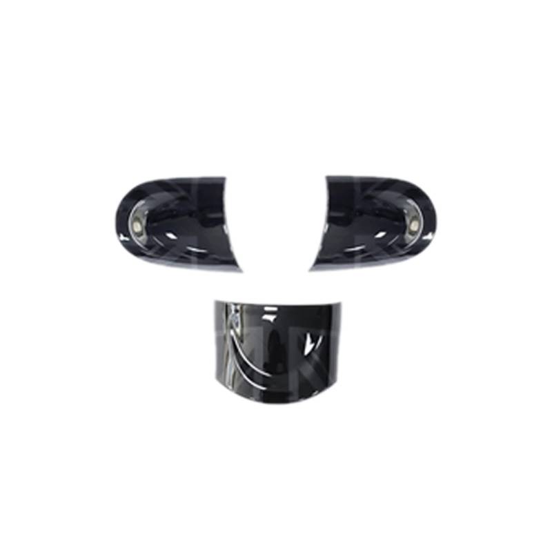 BRALI Auto Lenkrad Panel Taste Aufkleber Abdeckung Aufkleber Fall Fit for MINI Cooper R55 R56 R57 R58 R59 R60 R61 Countryman Lenkradbezüge (Color : Night Jack, Size : Style B) von BRALI