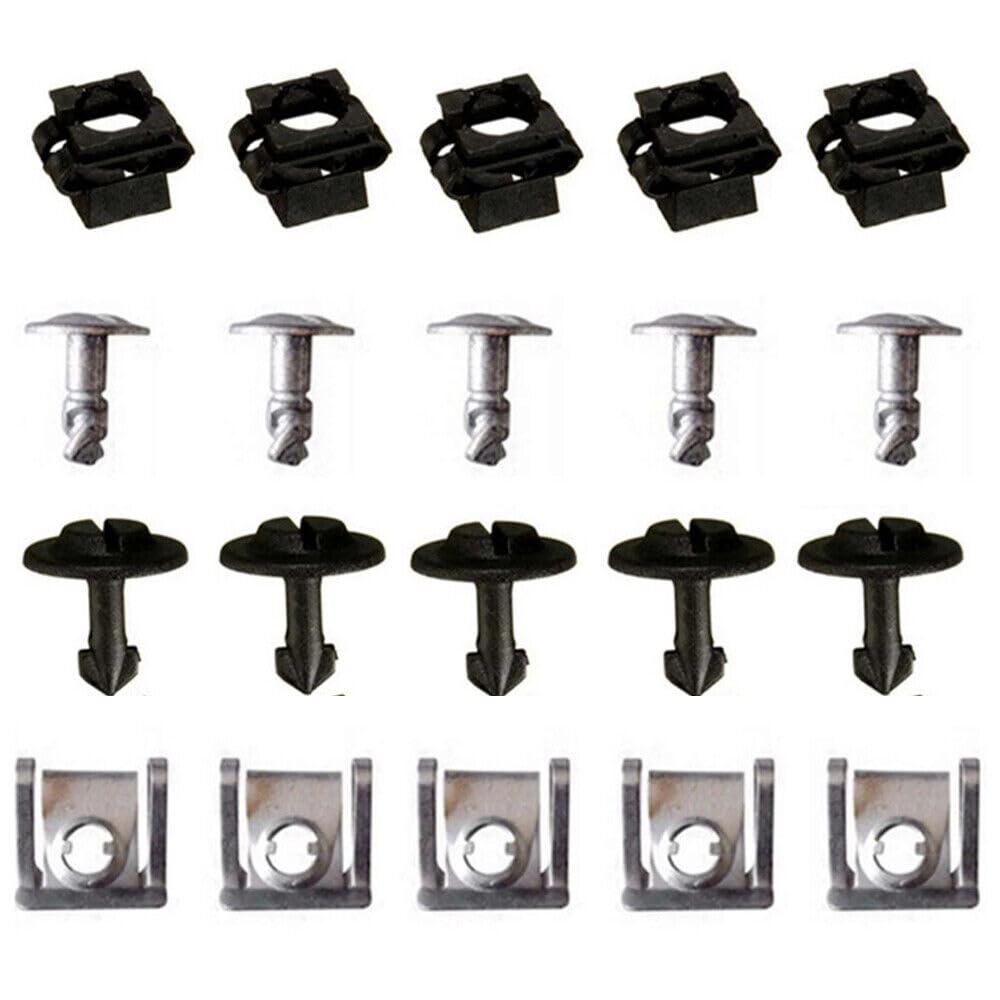 BRAVECOW 20 Stück Unterfahrschutz Engine Mounting Kit Screws unterbodenschutz auto blechmutter Halteklammer für Getriebeschutzschraube für Audi A4 A6 A8 BRAVECOW 20 Stück Unterfahrschutz Engine Mounting Kit Screws unterbodenschutz auto blechmutter Halteklammer für Getriebeschutzschraube für Audi A4 A6 A8 von BRAVECOW