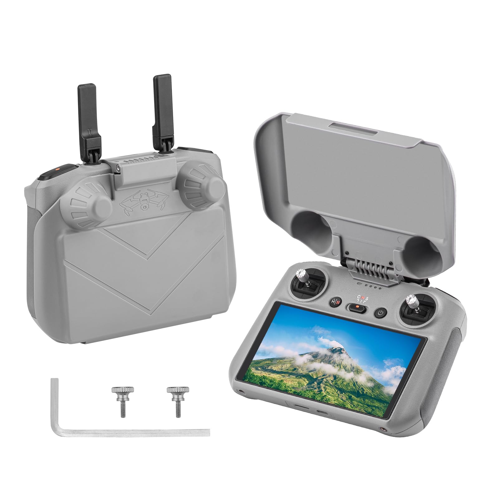 BRDRC Mini 4 Pro Sonnenhaube für DJI RC 2 Controller Bildschirmschutz Joysticks Protector Sonnenschutz für DJI Mini 4 Pro/Air 3 Zubehör BRDRC Mini 4 Pro Sonnenhaube für DJI RC 2 Controller Bildschirmschutz Joysticks Protector Sonnenschutz für DJI Mini 4 Pro/Air 3 Zubehör von BRDRC