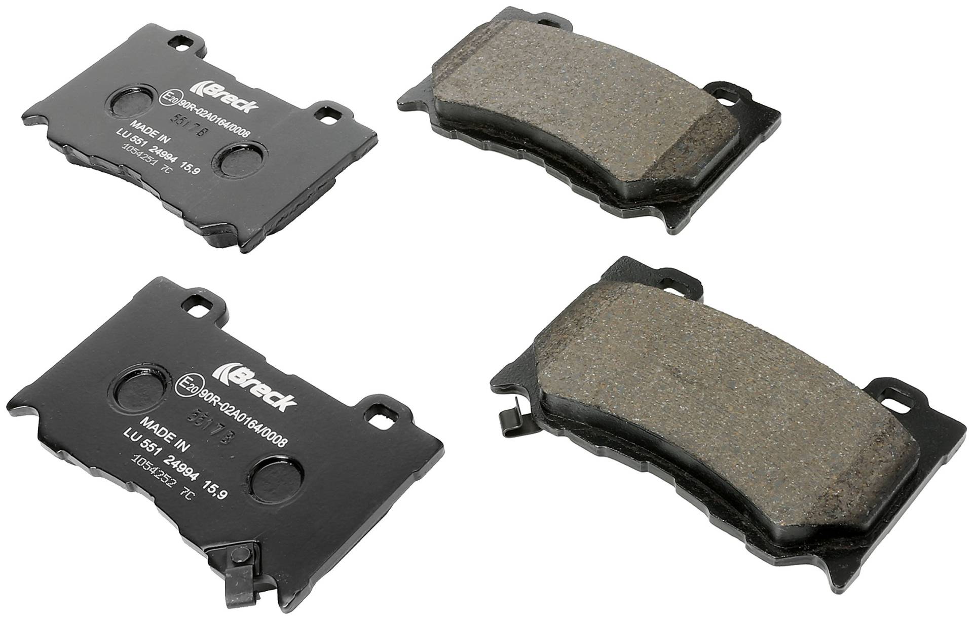 BRECK 24994 00 551 00 Bremsbeläge BRECK 24994 00 551 00 Bremsbeläge von BRECK