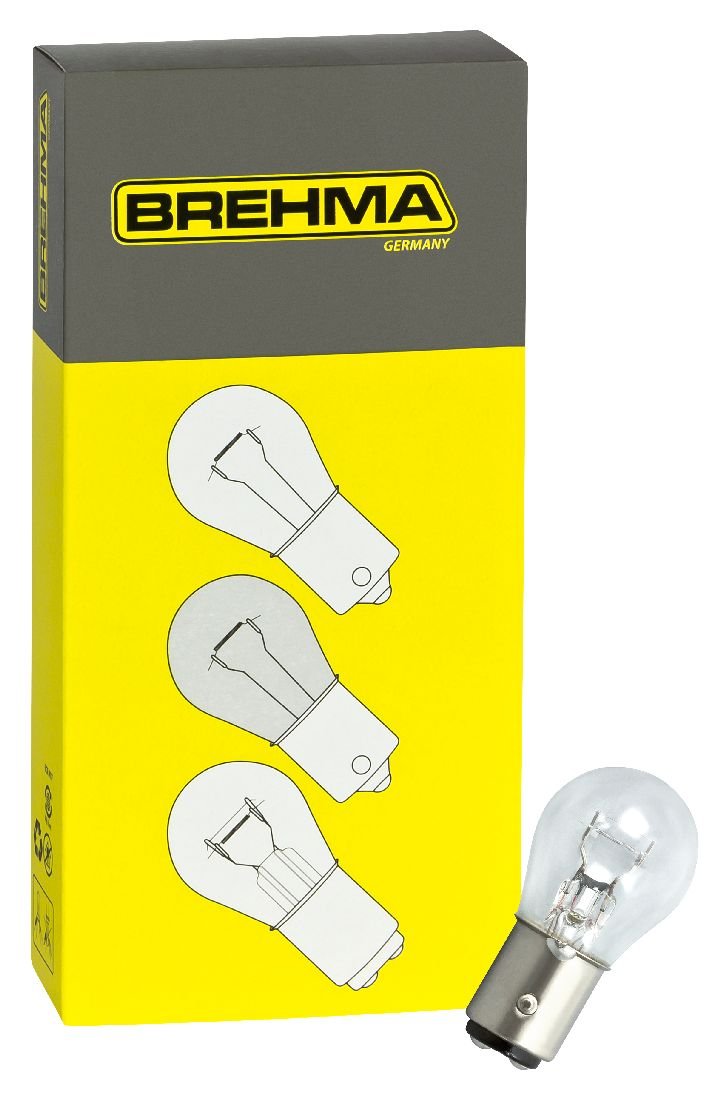 BREHMA 10er Pack 24V P21/5W Kugel Lampe BAY15d 21/5 Watt von BREHMA