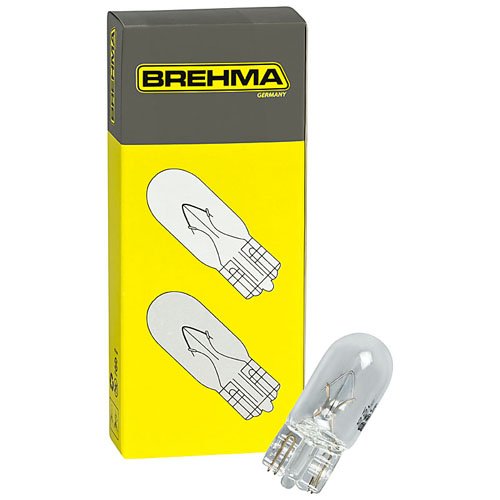 BREHMA 10x Glassockellampe T5 W2x4.6d 24 V 1,2 Watt von BREHMA
