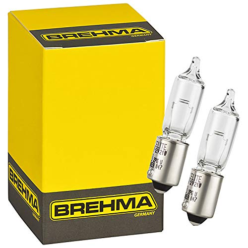 10x BREHMA Premium H21W 24V 21W Metallsockellampe BAY9s von BREHMA
