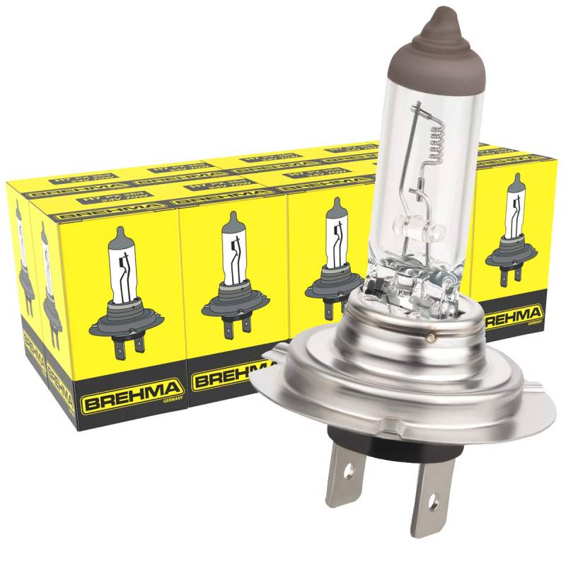 10x Brehma H7 Halogen Lampe Autolampe 24V 70W PX26d Scheinwerfer Lampe Ersatzlampen Abblendlicht Fernlicht Nebellicht von BREHMA