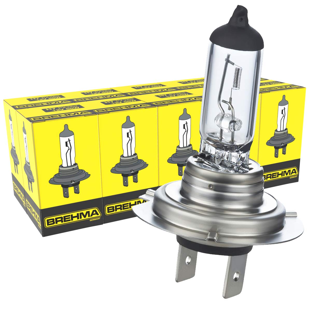 10x Brehma H7 Halogen Lampe Autolampe 12V 55W PX26d Scheinwerfer Lampe Ersatzlampen Abblendlicht Fernlicht Nebellicht 10x Brehma H7 Halogen Lampe Autolampe 12V 55W PX26d Scheinwerfer Lampe Ersatzlampen Abblendlicht Fernlicht Nebellicht von BREHMA
