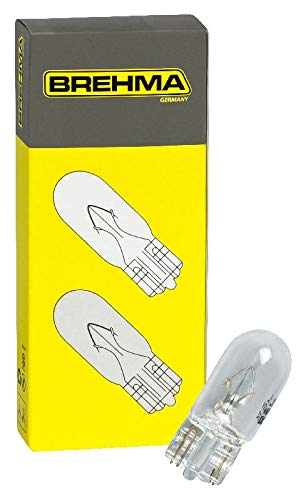 50x BREHMA W5W 12V 5W Standlicht Autolampen T10 von BREHMA