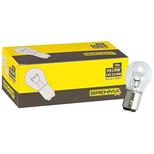 BREHMA 20x P21/5W 12V 21/5W BAY15d Kugel Lampe von BREHMA
