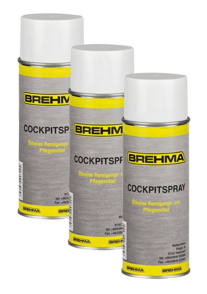 BREHMA 3X Cockpitspray Innenraumpflege Cockpit Reiniger Cockpitpflege 400ml BREHMA 3X Cockpitspray Innenraumpflege Cockpit Reiniger Cockpitpflege 400ml von BREHMA