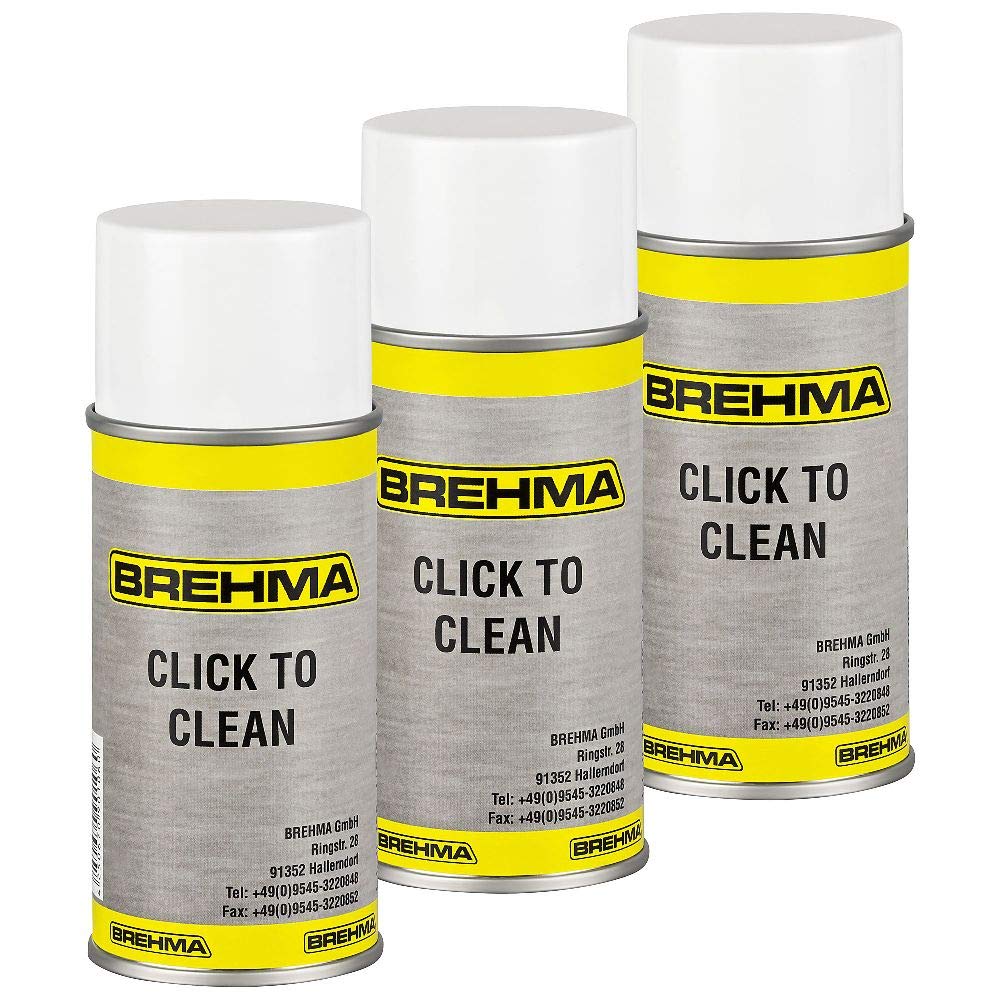BREHMA 3er Set Click to Clean Klimaanlagenreiniger 150ml von BREHMA