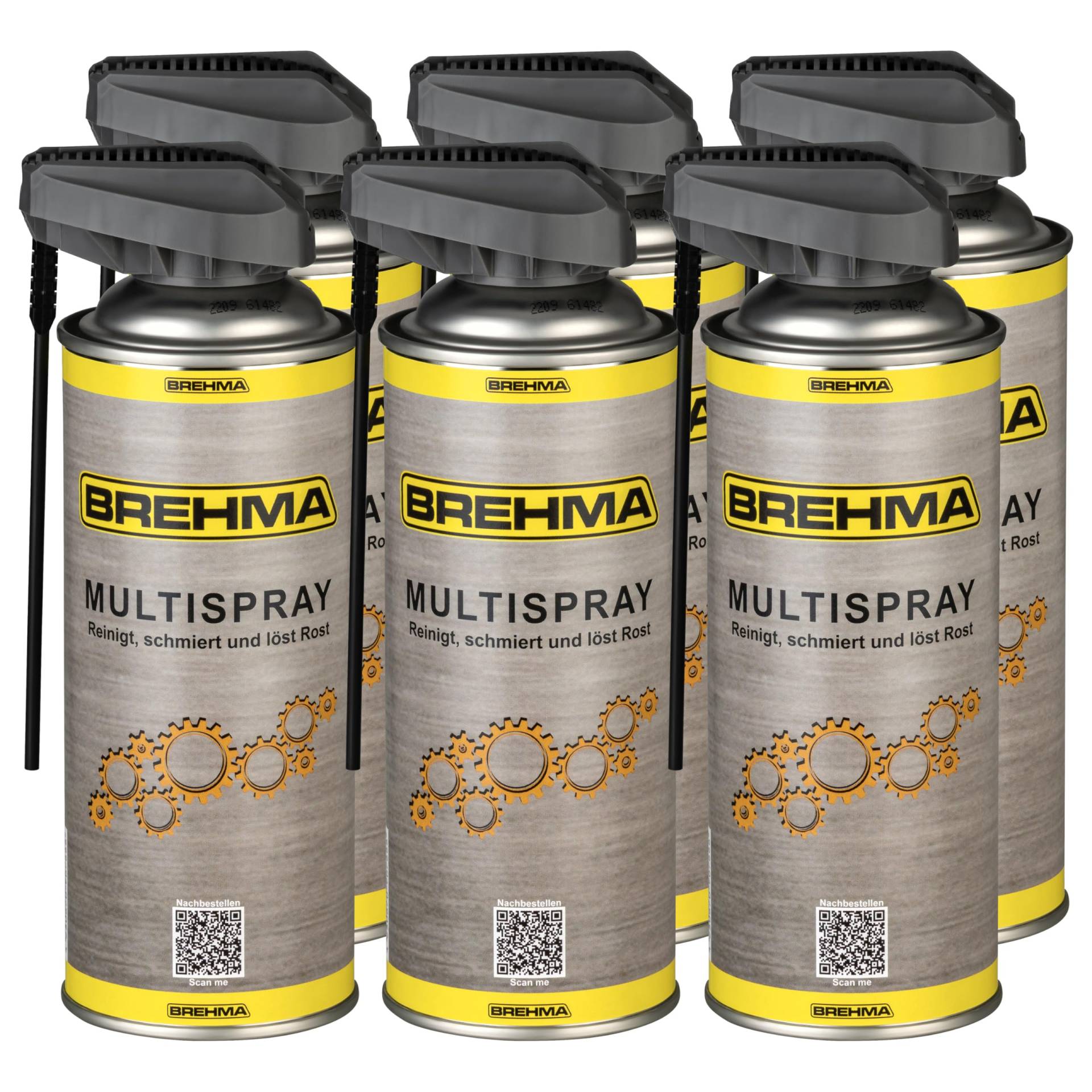 BREHMA 6X Cobra Sprühkopf Multispray 400ml Multifunktionsöl Öl Vielzweckspray Kriechöl von BREHMA