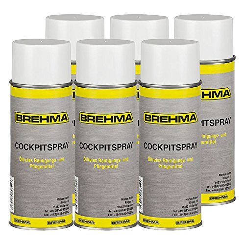 BREHMA 6X Cockpitspray Innenraumpflege Cockpit Reiniger Cockpitpflege 400ml BREHMA 6X Cockpitspray Innenraumpflege Cockpit Reiniger Cockpitpflege 400ml von BREHMA