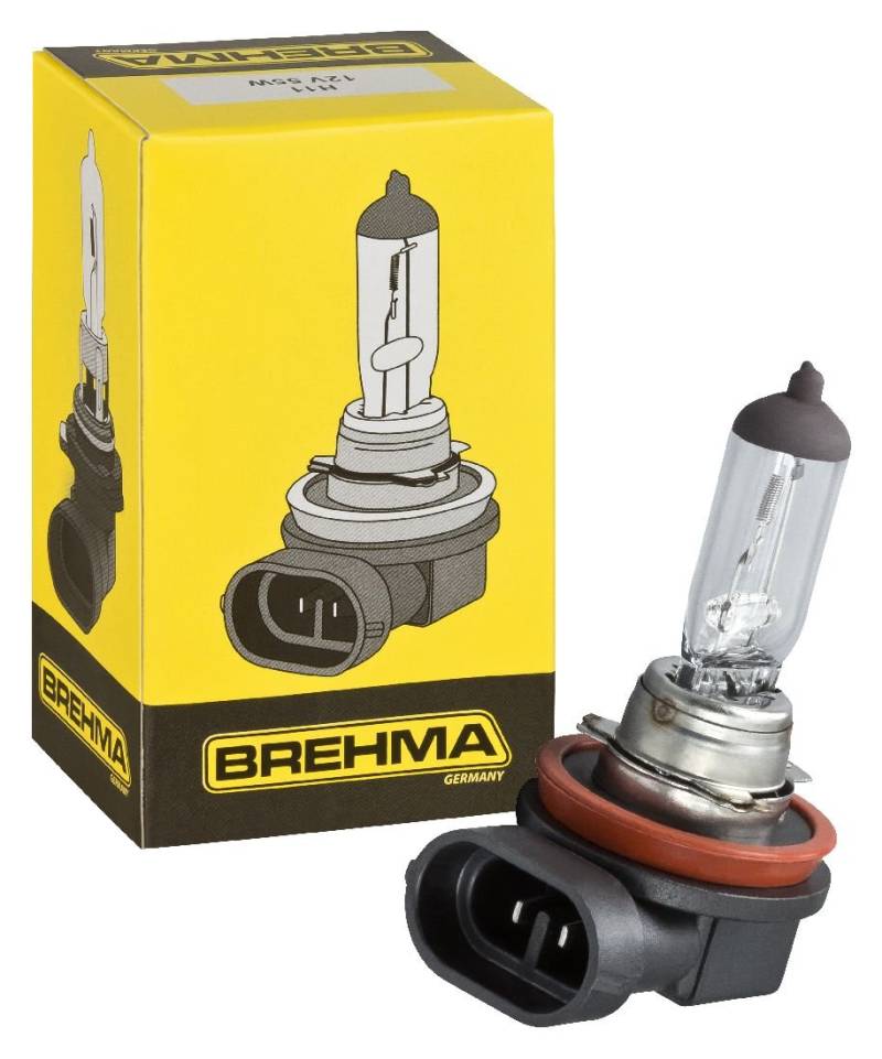 BREHMA H11 Halogen Lampe 55 Watt 12 Volt PGJ19-2 von BREHMA