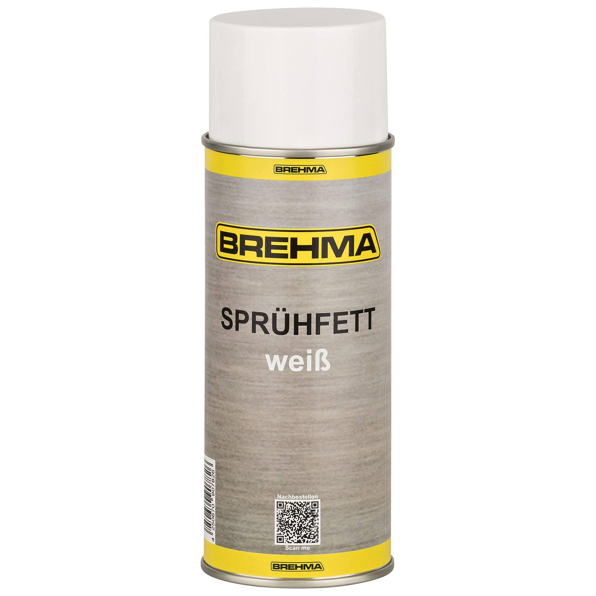 BREHMA Weisses Sprühfett mit PTFE -50°C bis +170°C, Schmierfett, Schmiermittel von BREHMA