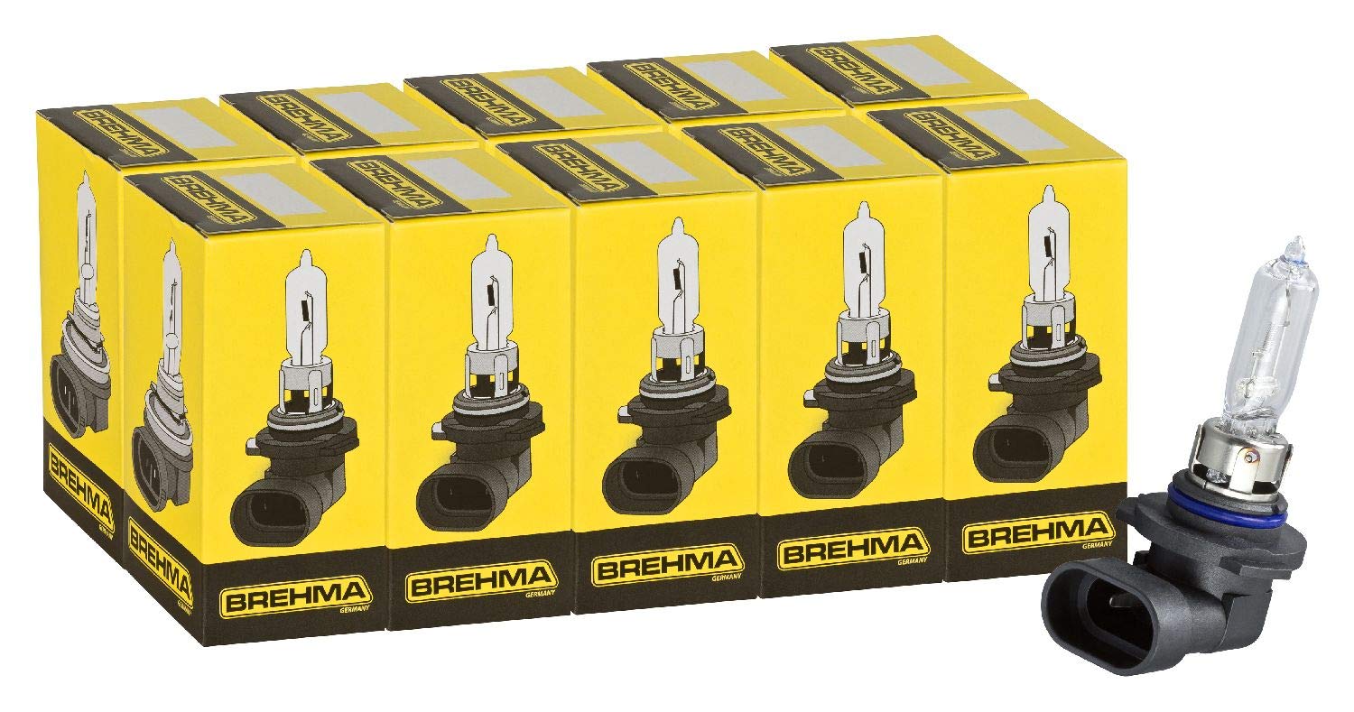 Brehma 90197 10X Classic HB3 9005 Lampe 12V 60W P20d von BREHMA
